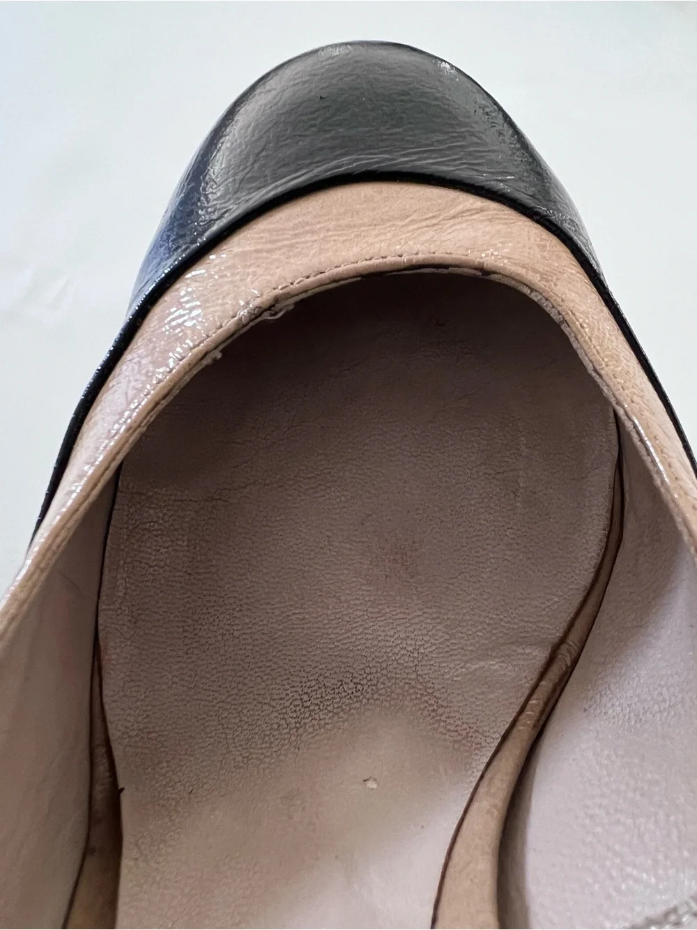 Paul Smith Mary Jane Leather Pumps – Black & Beige – EU 36 – Made in Italy